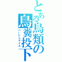 とある鳥類の鳥糞投下（バードミサイル）