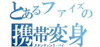 とあるファイズの携帯変身（スタンディング・バイ）