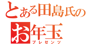 とある田島氏のお年玉（プレゼンツ）