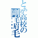 とある高校の剛毛眉毛（三上敏和）