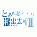 とある啾嘎嘎の托出去斬Ⅱ（菜瓜布丟你）