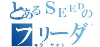 とあるＳＥＥＤのフリーダム（キラ ヤマト）