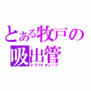 とある牧戸の吸出管（ドラフトチューブ）