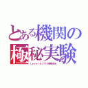 とある機関の極秘実験（Ｌｅｖｅｌ６シフト計画委員会）