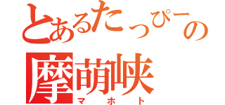 とあるたっぴーの摩萌峡（マホト）