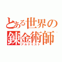 とある世界の錬金術師（アルケミスト）