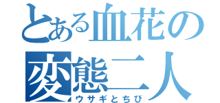 とある血花の変態二人（ウサギとちび）