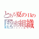 とある夏の日の秘密組織（メカクシ団）