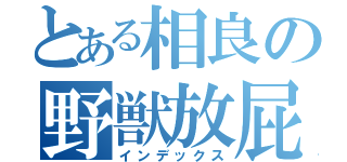 とある相良の野獣放屁（インデックス）