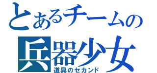 とあるチームの兵器少女（道具のセカンド）