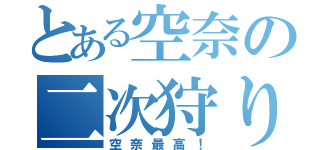 とある空奈の二次狩り（空奈最高！）