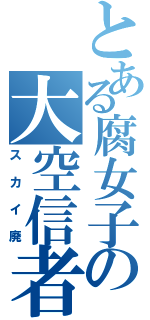 とある腐女子の大空信者（スカイ廃）