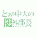 とある中大の渉外部長（無毛のアン）