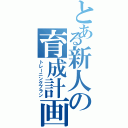 とある新人の育成計画（トレーニングプラン）