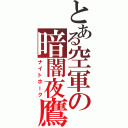 とある空軍の暗闇夜鷹（ナイトホーク）