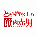 とある潜水士の筋肉赤男（ペンタックス）