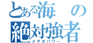 とある海の絶対強者（メテオパワー）