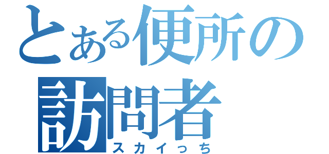 とある便所の訪問者（スカイっち）