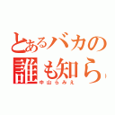 とあるバカの誰も知らない日常（中山らみえ）