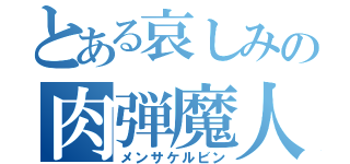 とある哀しみの肉弾魔人（メンサケルビン）