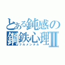 とある鈍感の鋼鉄心理Ⅱ（フルメンタル）