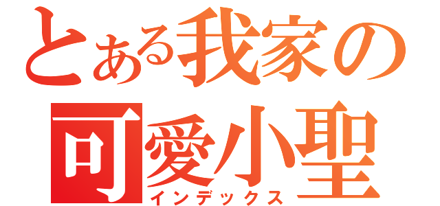 とある我家の可愛小聖（インデックス）