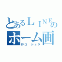 とあるＬＩＮＥのホーム画面（野口　シュラ）