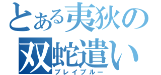 とある夷狄の双蛇遣い（ブレイブルー）