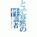 とある寡黙の性識者（ムッツリーニ）