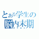 とある学生の脳内末期（みやはら）