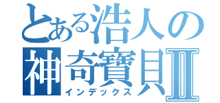 とある浩人の神奇寶貝Ⅱ（インデックス）