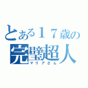 とある１７歳の完璧超人（マリアさん）