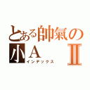 とある帥氣の小ＡⅡ（インデックス）