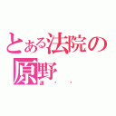 とある法院の原野（速记员）