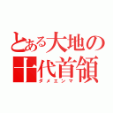 とある大地の十代首領（ダメエンマ）