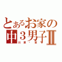 とあるお家の中３男子Ⅱ（川原☠家）