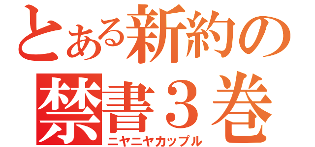 とある新約の禁書３巻（ニヤニヤカップル）