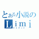 とある小説のＬｉｍｉｔｅｄ（リミテッド）