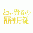 とある賢者の雷神巨鎚（トールハンマー）