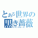 とある世界の黒き薔薇（ブラックローズ）