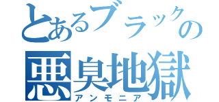 とあるブラックの悪臭地獄（アンモニア）