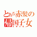 とある赤髪の帰国子女（火神大我）