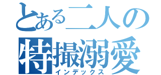 とある二人の特撮溺愛（インデックス）