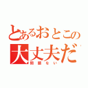 とあるおとこの大丈夫だ（問題ない）