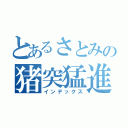 とあるさとみの猪突猛進（インデックス）