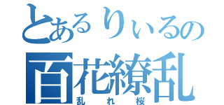 とあるりぃるの百花繚乱（乱れ桜）