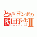 とあるヨンボの次回予告Ⅱ（バハムート）