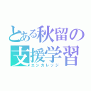 とある秋留の支援学習（エンカレッジ）