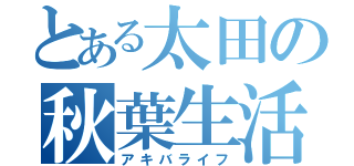 とある太田の秋葉生活（アキバライフ）