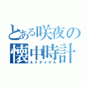 とある咲夜の懐中時計（ルナダイヤル）